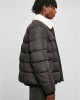 Мъжко зимно яке в черен цвят Urban Classics Sherpa Jacket Мъжко зимно яке в черен цвят Urban Classics Sherpa Jacket