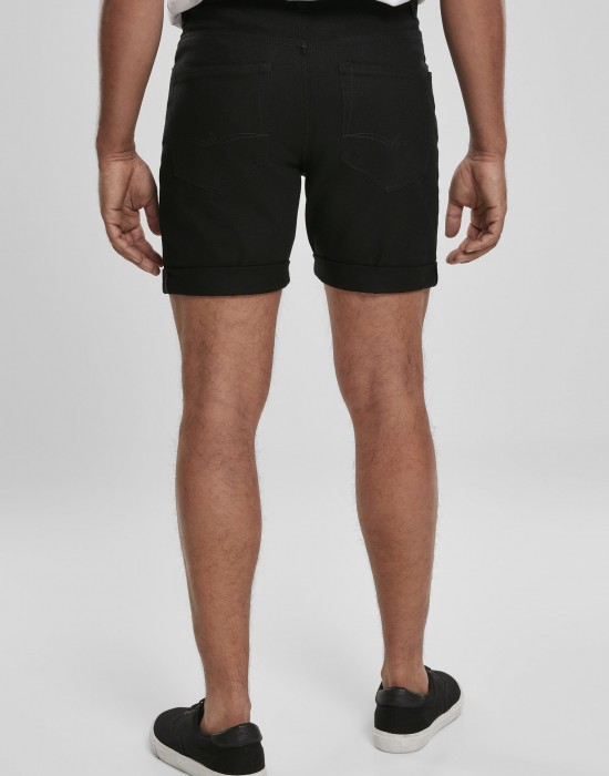  Мъжки къси панталони в черно Urban Classics Fit 