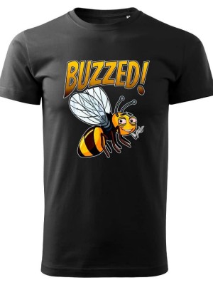 Tениска Buzzed Bee Smoking Weed