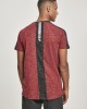 Мъжка тениска в мраморно червен цвят Southpole Shoulder Panel Tech Tee marled red Мъжка тениска в мраморно червен цвят Southpole Shoulder Panel Tech Tee marled red