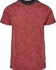 Мъжка тениска в мраморно червен цвят Southpole Shoulder Panel Tech Tee marled red Мъжка тениска в мраморно червен цвят Southpole Shoulder Panel Tech Tee marled red