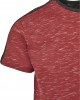Мъжка тениска в мраморно червен цвят Southpole Shoulder Panel Tech Tee marled red Мъжка тениска в мраморно червен цвят Southpole Shoulder Panel Tech Tee marled red