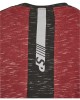 Мъжка тениска в мраморно червен цвят Southpole Shoulder Panel Tech Tee marled red Мъжка тениска в мраморно червен цвят Southpole Shoulder Panel Tech Tee marled red