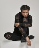 Дамски суичър в черно Urban Classics Ladies Short Laces Hoody