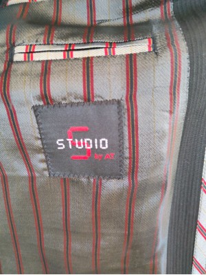  Мъжко сако в черен цвят Studio 5