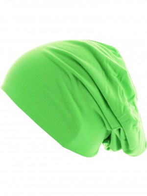 Бийни шапка в неоново зелено MSTRDS Jersey 
