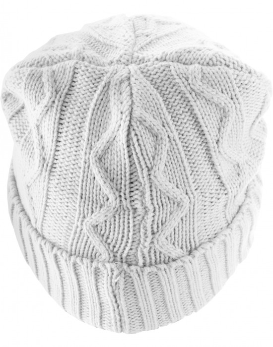 Бийни шапка в бял цвят MSTRDS Beanie Cable Flap, Аксесоари - Lit.bg Бийни шапка в бял цвят MSTRDS Beanie Cable Flap, Аксесоари - Lit.bg