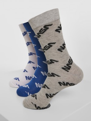 3 чифта чорапи Mister Tee NASA Allover