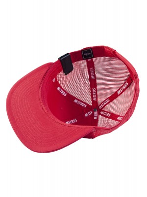 Шапка с козирка в червено MoneyClip Trucker Snapback Cap