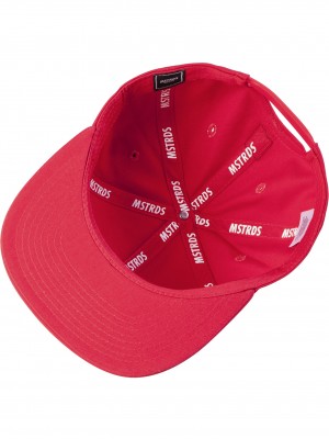 Шапка с козирка в червено MoneyClip Snapback Cap