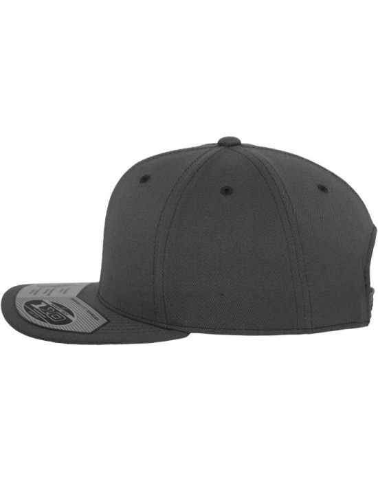 Шапка с козирка в тъмносиво 110 Fitted Snapback, Аксесоари - Lit.bg