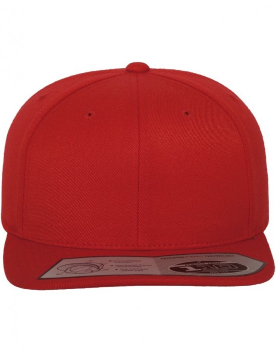 Шапка с козирка в червено 110 Fitted Snapback, Аксесоари - Lit.bg