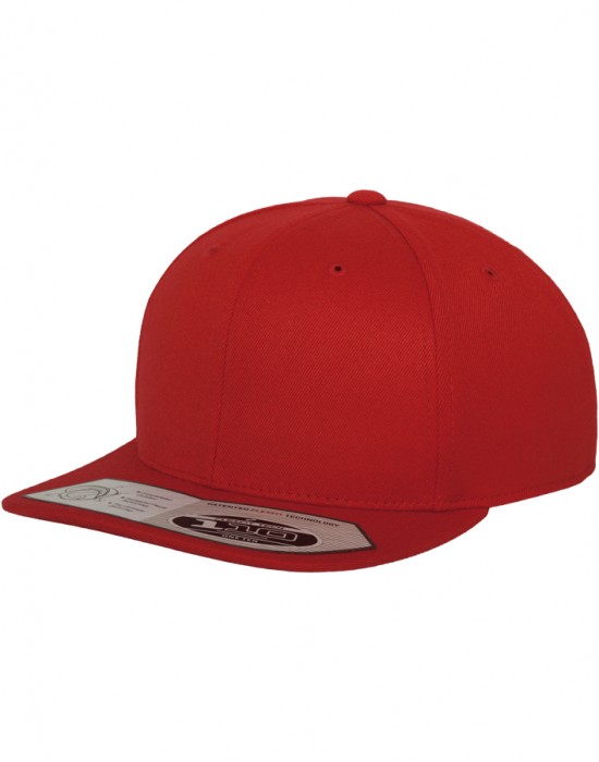 Шапка с козирка в червено 110 Fitted Snapback, Аксесоари - Lit.bg