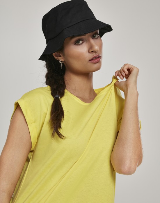 Шапка идиотка в черно Flexfit Cotton Twill Bucket Hat, Аксесоари - Lit.bg