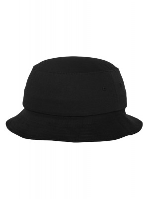 Шапка идиотка в черно Flexfit Cotton Twill Bucket Hat