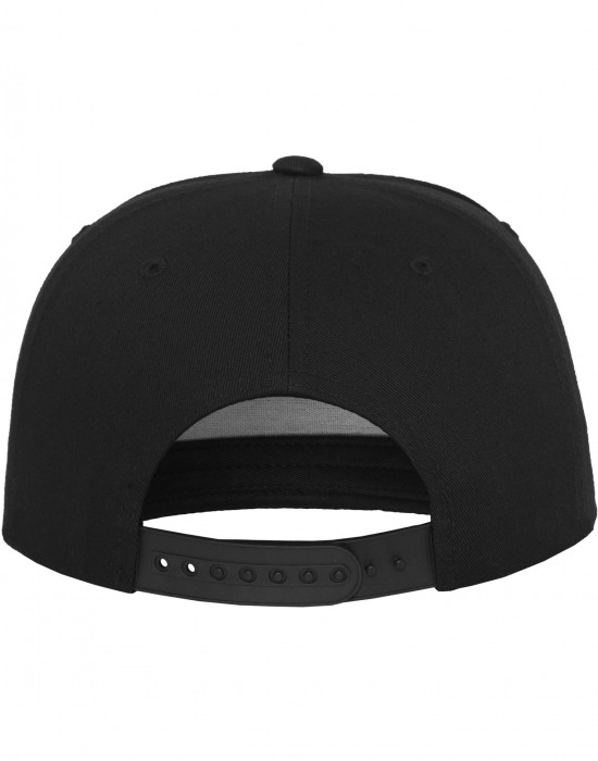 Шапка с козирка в черно Classic 5 Panel Snapback, Аксесоари - Lit.bg