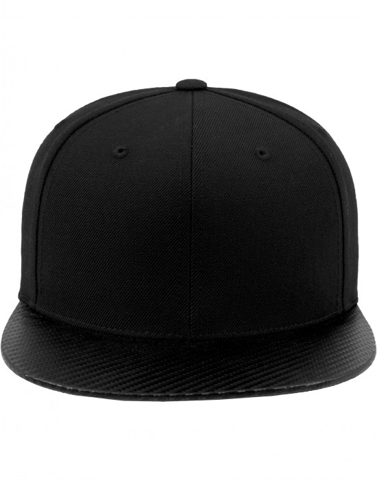 Шапка с козирка в черно Carbon Snapback, Аксесоари - Lit.bg