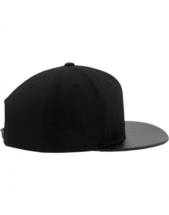 Шапка с козирка в черно Carbon Snapback, Аксесоари - Lit.bg