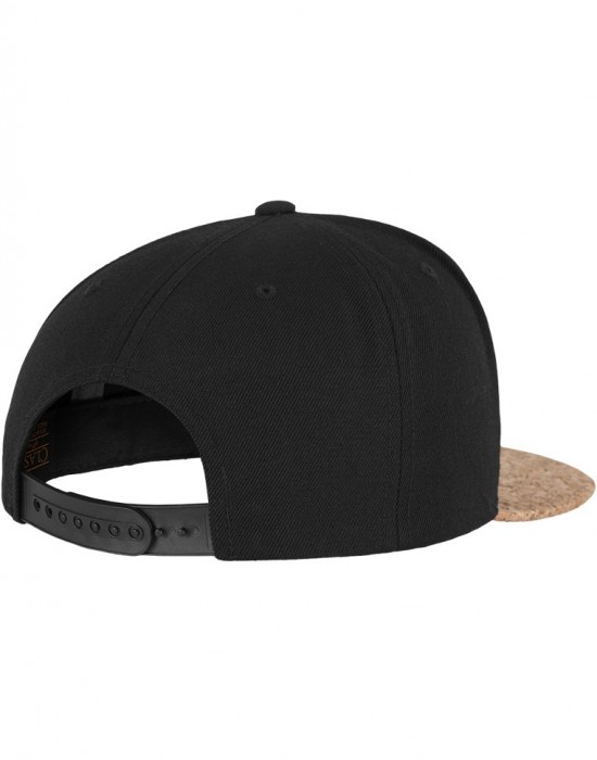 Шапка с козирка в черно Cork Snapback, Аксесоари - Lit.bg