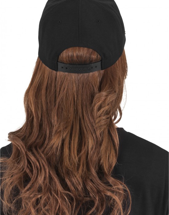 Шапка с козирка в черно Floral Snapback, Аксесоари - Lit.bg