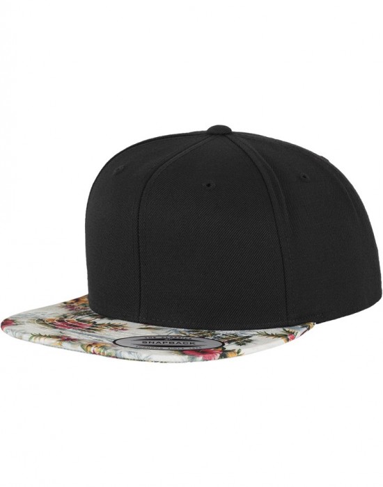 Шапка с козирка в черно Floral Snapback mint one size, Аксесоари - Lit.bg Шапка с козирка в черно Floral Snapback mint one size, Аксесоари - Lit.bg