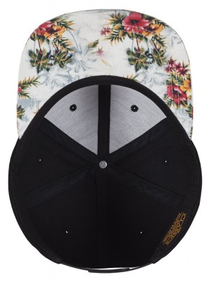 Шапка с козирка в черно Floral Snapback mint one size