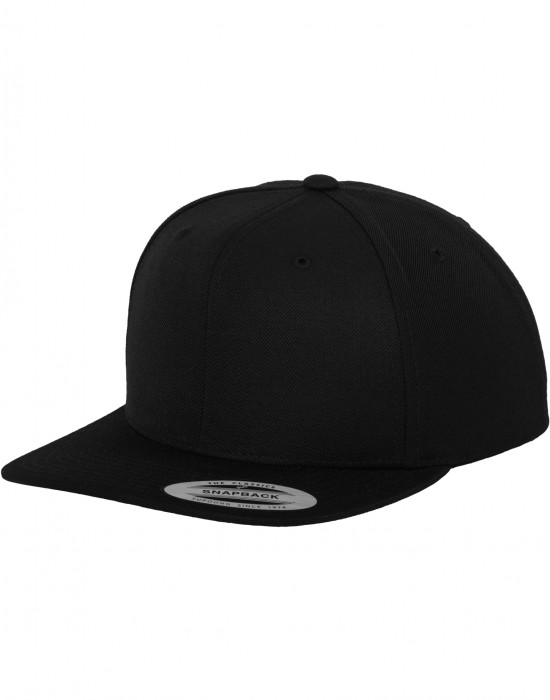 Шапка с козирка в черно Classic Snapback, Аксесоари - Lit.bg