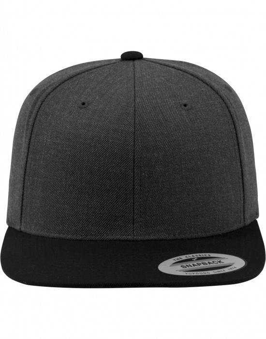 Шапка с козирка в сиво Classic Snapback 2-Tone, Аксесоари - Lit.bg