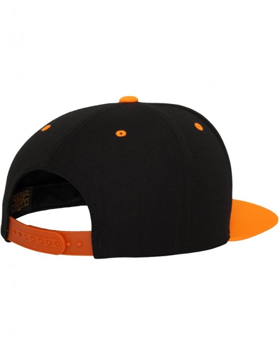 Шапка с козирка в черно Classic Snapback 2-Tone, Аксесоари - Lit.bg