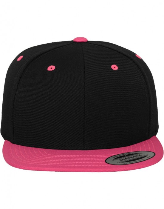 Шапка с козирка в черно Classic Snapback 2-Tone, Аксесоари - Lit.bg