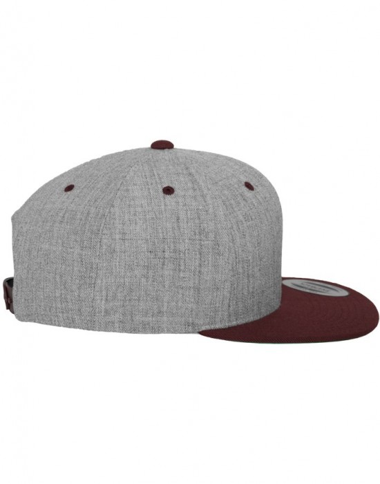 Шапка с козирка в сиво Classic Snapback 2-Tone, Аксесоари - Lit.bg