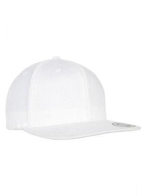 Шапка с козирка в бяло Organic Cotton Snapback