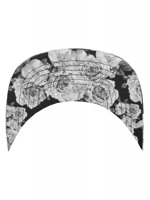 Шапка с козирка в черно Roses Snapback 
