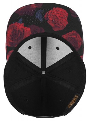 Шапка с козирка в черно Roses Snapback