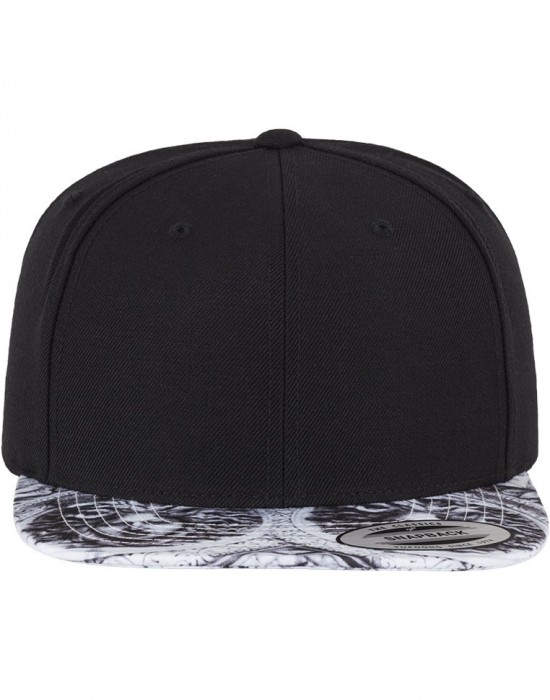 Шапка с козирка в черно Sun King Snapback, Аксесоари - Lit.bg