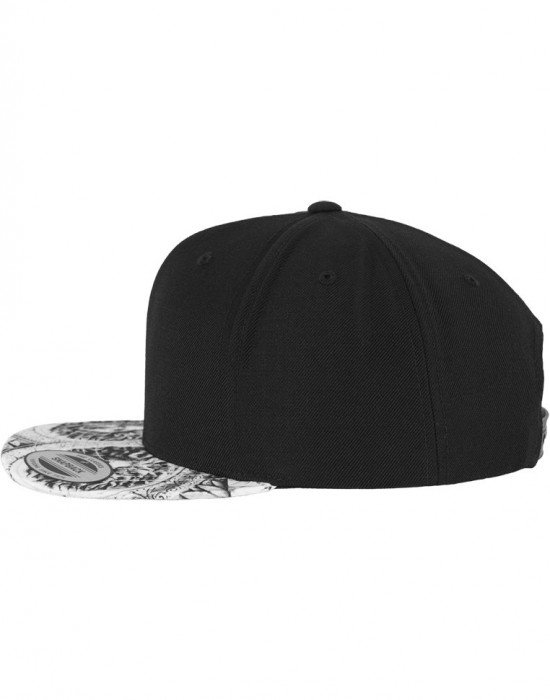 Шапка с козирка в черно Sun King Snapback, Аксесоари - Lit.bg