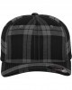 Шапка с козирка в черно и сиво Flexfit Tartan Plaid, Аксесоари - Lit.bg