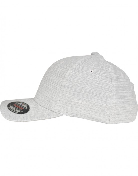 Шапка с козирка в сиво Flexfit Ivory Melange Cap, Аксесоари - Lit.bg