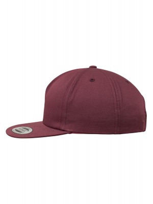 Шапка с козирка в бордо Unstructured 5-Panel Snapback