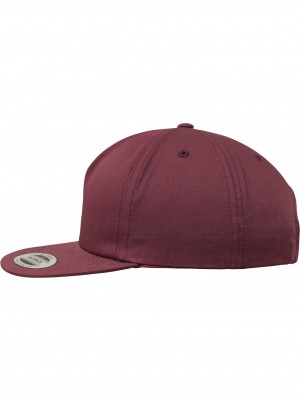 Шапка с козирка в бордо Unstructured 5-Panel Snapback