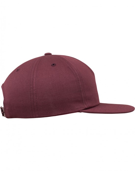 Шапка с козирка в бордо Unstructured 5-Panel Snapback, Аксесоари - Lit.bg