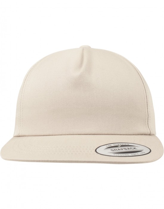 Шапка с козирка в бежово Unstructured 5-Panel Snapback, Аксесоари - Lit.bg