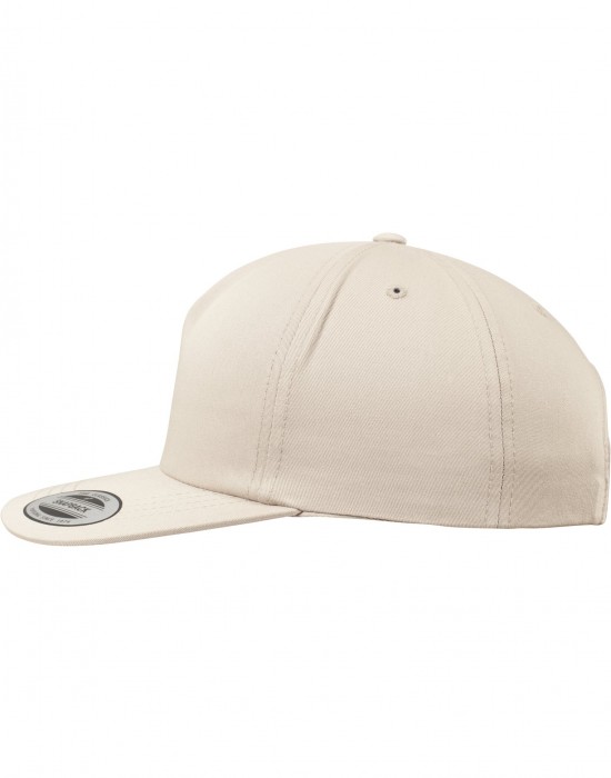 Шапка с козирка в бежово Unstructured 5-Panel Snapback, Аксесоари - Lit.bg