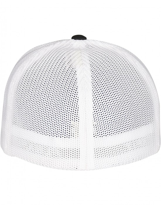 Шапка с козирка в черно и бяло Flexfit Trucker Recycled Mesh, Аксесоари - Lit.bg Шапка с козирка в черно и бяло Flexfit Trucker Recycled Mesh, Аксесоари - Lit.bg