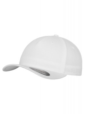 Спортна шапка с козирка бяла Flexfit 5