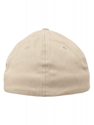 Шапка с козирка в бежово Flexfit Cotton Twill Dad Cap