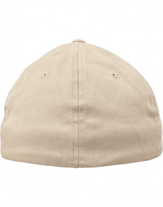 Шапка с козирка в бежово Flexfit Cotton Twill Dad Cap, Аксесоари - Lit.bg