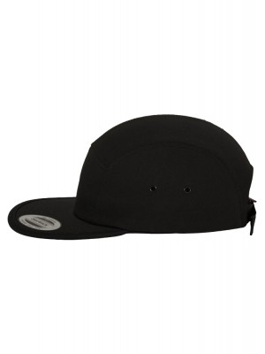 Шапка с козирка в черен цвят Classic Jockey Cap 