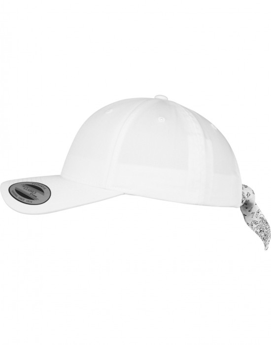 Шапка с козирка в бяло Curved Bandana Tie Snapback, Аксесоари - Lit.bg Шапка с козирка в бяло Curved Bandana Tie Snapback, Аксесоари - Lit.bg