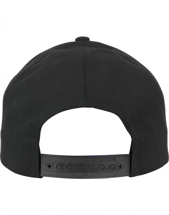 Шапка с козирка в черно 5-Panel Curved Classic Snapback, Аксесоари - Lit.bg